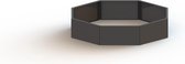 MySteel Gepoedercoat staal plantenbak Chicago 800  - Kleur: RAL9005 (zwart) - Hoogte: 600mm