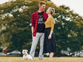 I Wuf You T-Shirt,Leuke T-shirt Voor Iedereen,Cadeau Voor Hondenliefhebbers,Hondenbezitters Geschenken,Unisex Zachte Stijl T-Shirt,D001-018B, M, Zwart