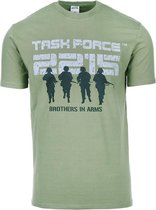 TF-2215 - TF-2215 t-shirt Brothers in Arms (kleur: Groen / maat: XXL)