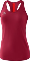 Erima Squad Tanktop Dames Bordeaux-Rood Maat 38