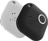 FIXED Smile Pro Smart Tracker Wit/Zwart, Smart tag, ios en andriod, sleutelvinder, sleutelzoeker 2 stuks