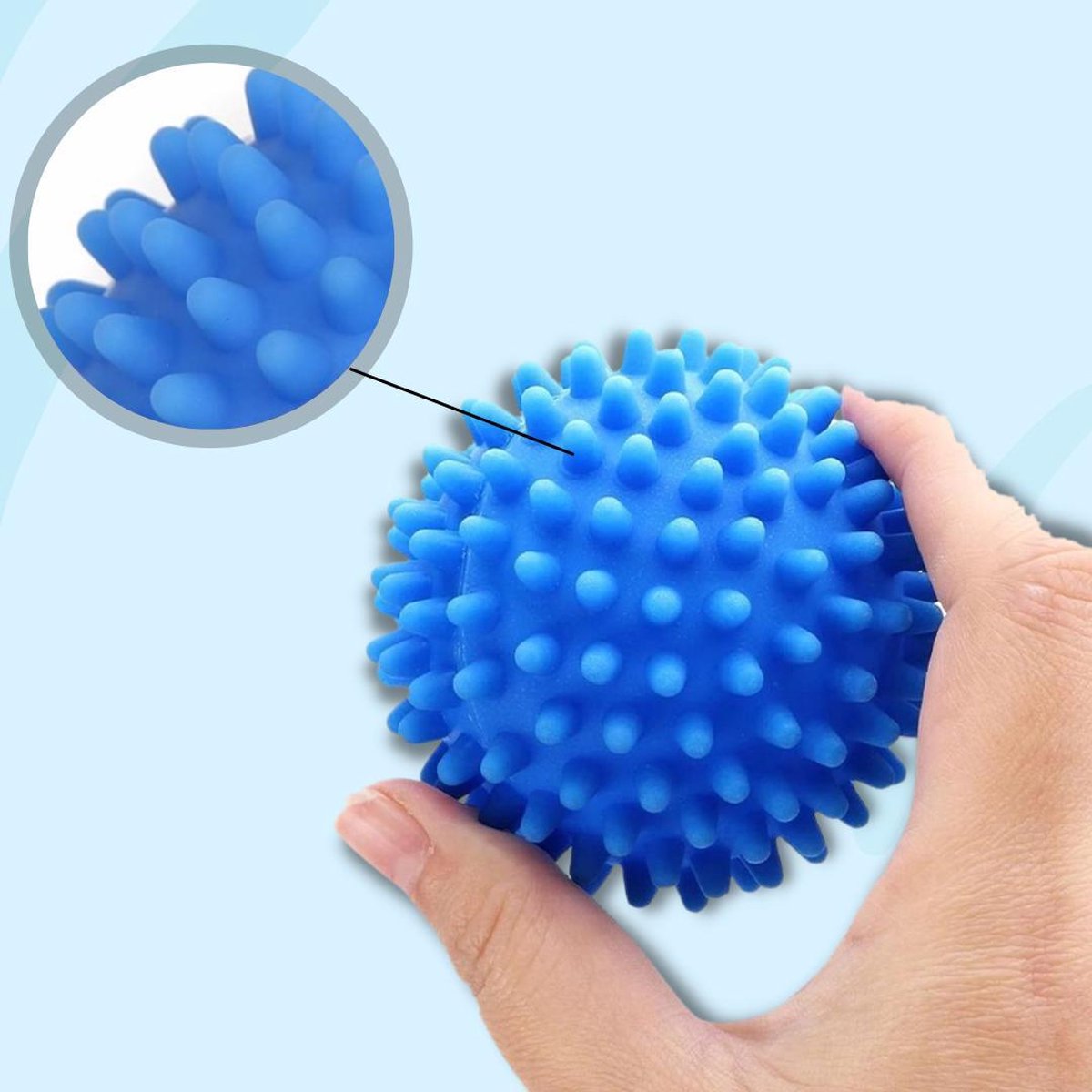 4 pièces boules de sèche-linge hérisson balles de sèche-linge réutilisables pour  sèche-linge boules de lavage de linge doux antistatiques 