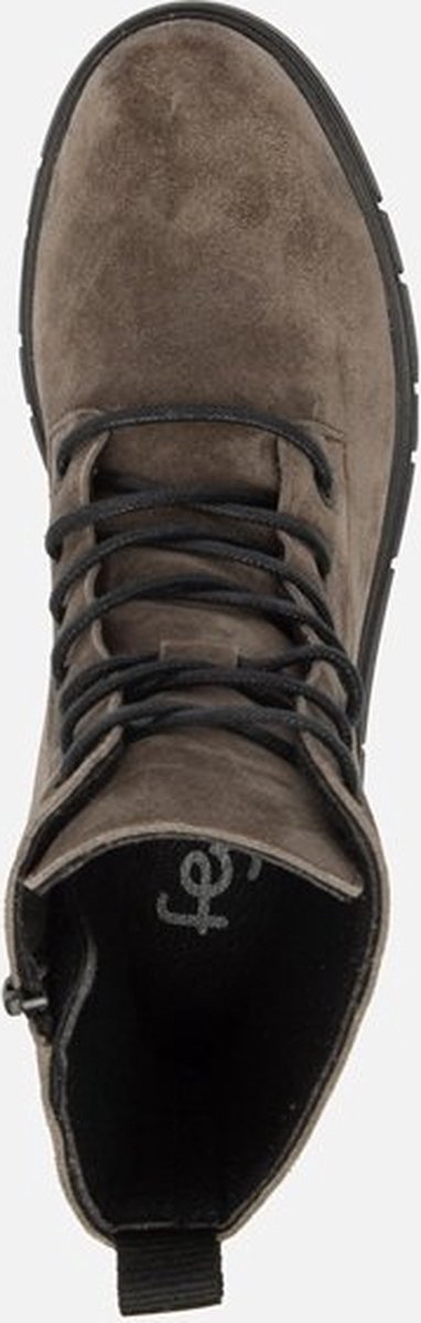 Feyn Veterboots taupe Suede Dames Maat 36 bol