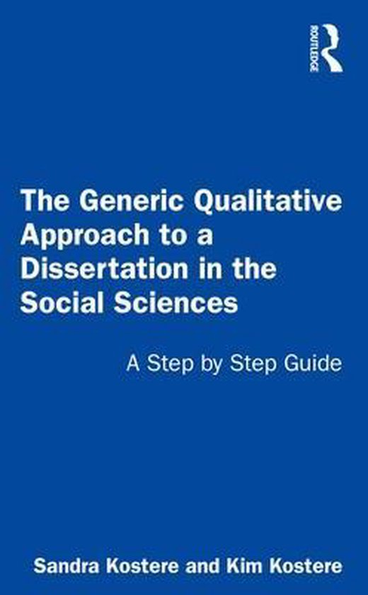 The Generic Qualitative Approach to a Dissertation in the So ... - cover