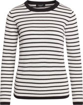 SisterS point Trui Hada Ls Black White Dames Maat - M