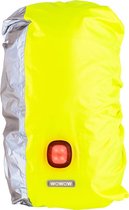 Waterdichte rugzakhoes met geïntegreerde LED - usb oplaadbaar - Bag Cover Aqua LED - Yellow
