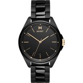 Mmt dames horloges quartz analoog One Size Zwart 32014830
