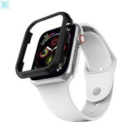 MY PROTECT - Hoesje Geschikt Voor Apple Watch 38mm - Aluminium Bescherm Case - Zwart