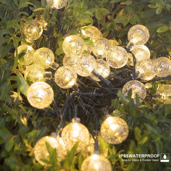 Faseras Tuinverlichting Op Zonne Energie Cristal Lichtsnoer Buiten Lichtslinger