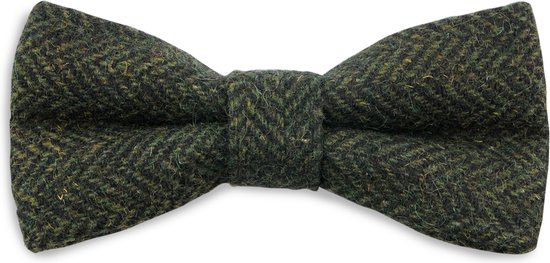 Sir Redman - noeud papillon - Brennan Tweed - vert / noir