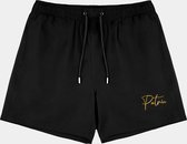 Emilio Short Black/Gold - Patrón Wear - zwembroek - maat M