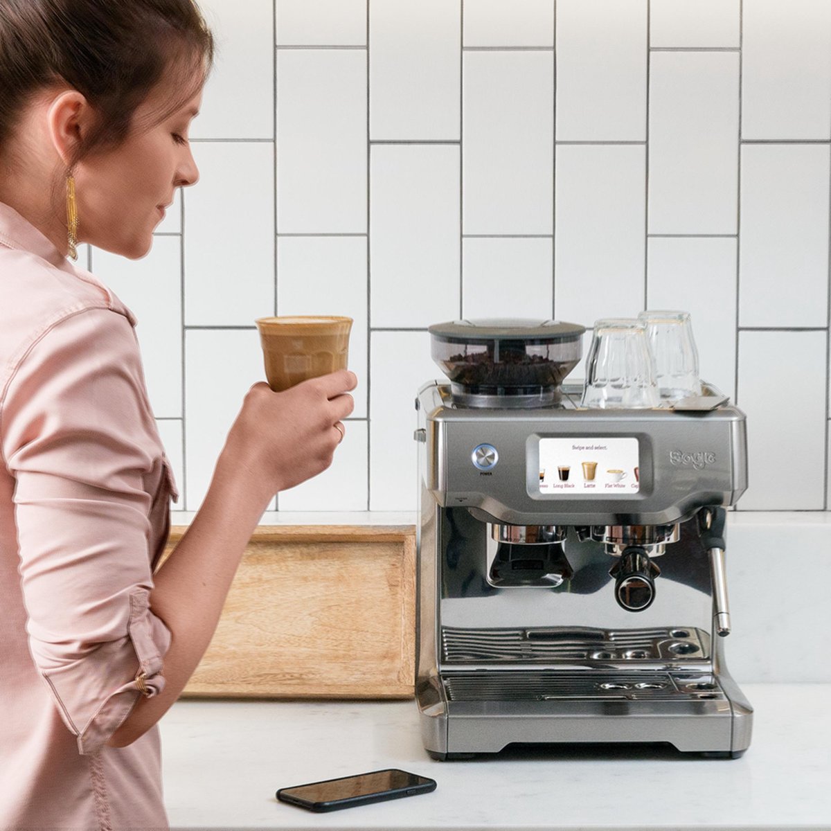 Sage the Barista Touch™ Brushed 