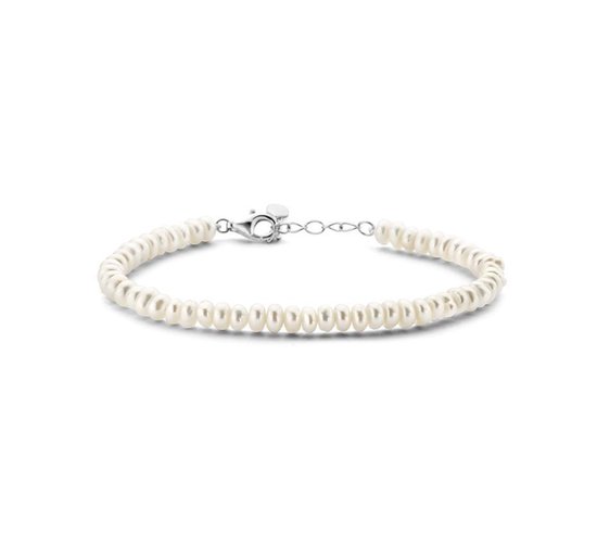 Bracelet Glams Perle 4, 0 mm 16 + 3 cm - Argent