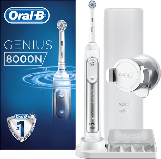 Geladen grote Oceaan Verschillende goederen Oral-B Genius 8000N - Elektrische Tandenborstel - Wit | bol.com