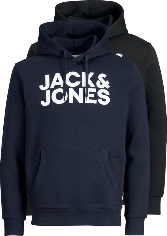 JACK&JONES JJECORP LOGO SWEAT HOOD 2PK MP Heren Trui