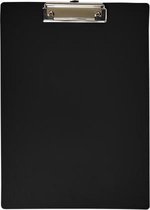 Clipboard zwart A4 formaat - Klembord voor documenten - van PVC
