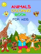 ANIMALS PRESCHOD COLORING BOOK for kids