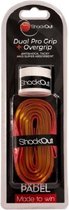Shockout DUAL Pro Grip + Overgrip Padel |Rood / geel