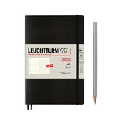 Leuchtturm1917 B6+ Weekly Planner & NoteBook 2022 softcover Black