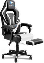 Southern Wolf Gamingstoel Verstelbare Race Stoel Gaming Chair | Zwart-Wit