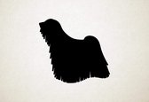 Puli - Silhouette hond - S - 45x49cm - Zwart - wanddecoratie