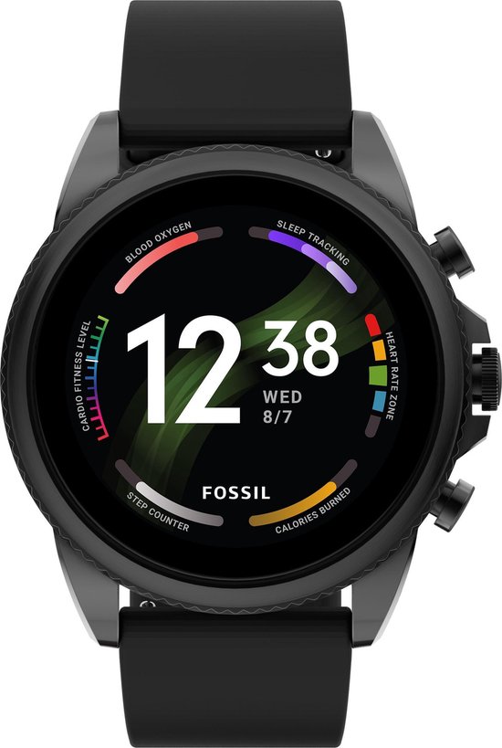 Fossil Gen 6 FTW4061 Smartwatch Heren - Zwart
