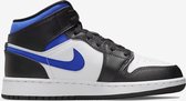 Nike Air Jordan 1 Mid (GS), White/Racer Blue-Black, 554725-140, EUR 40