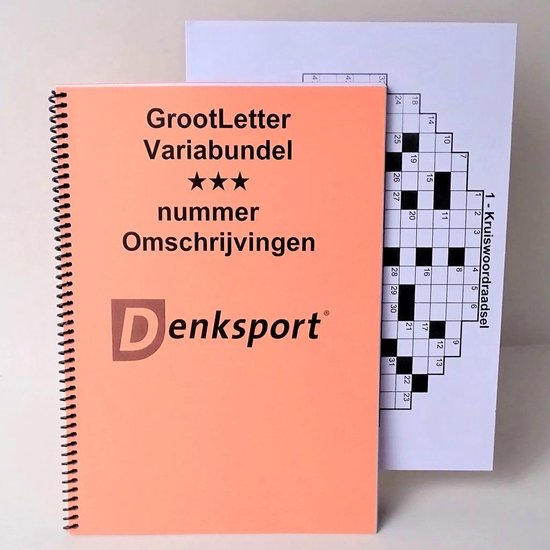Denksport - Grootletter - Variabundel 3 Sterren.- | bol.com
