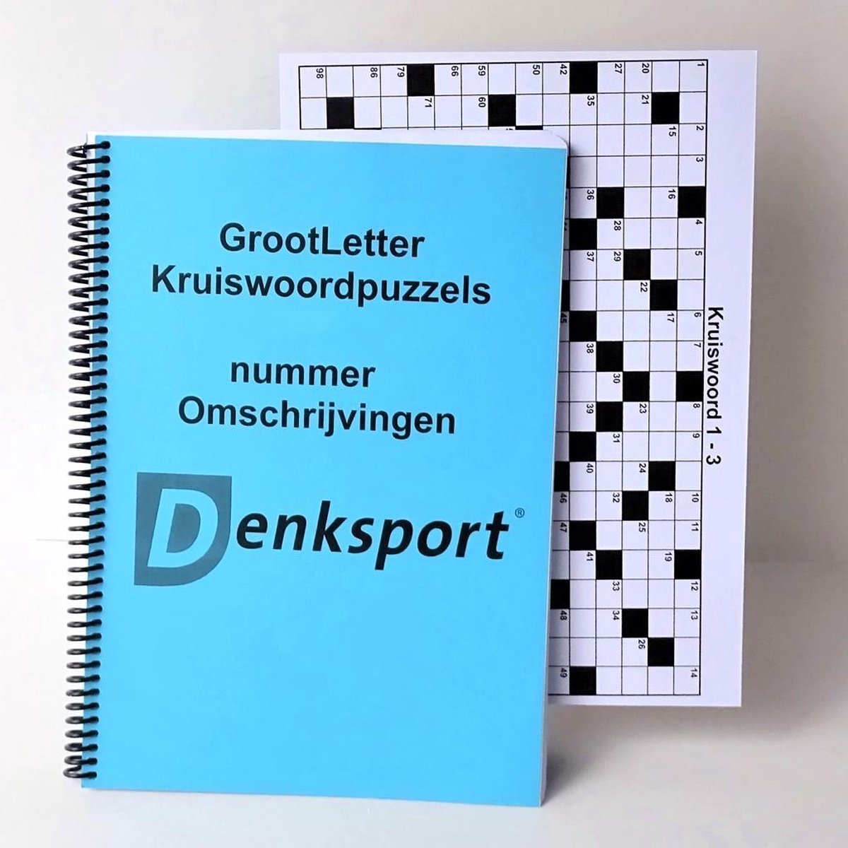 Denksport -Groot letter- Kruiswoordpuzzels- Moeilijkheidsgraad: 1-ster |  bol.com