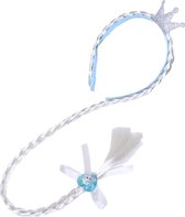 Prinses - Elsa haarband met vlecht - Prinsessenjurk - Verkleedkleding - Haarband - Accessoire - Feest - Sprookjes