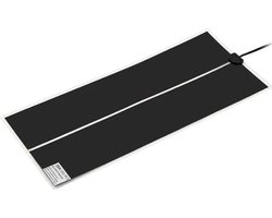Warmtemat voor dieren- 28 x 65 cm - met regelaar - 35 Watt- voor kuikens - reptielen - kleine zoogdieren - pluimvee