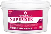 Verfwinkel.nl Superdek Muren & Plafonds - Gebroken wit 10 liter