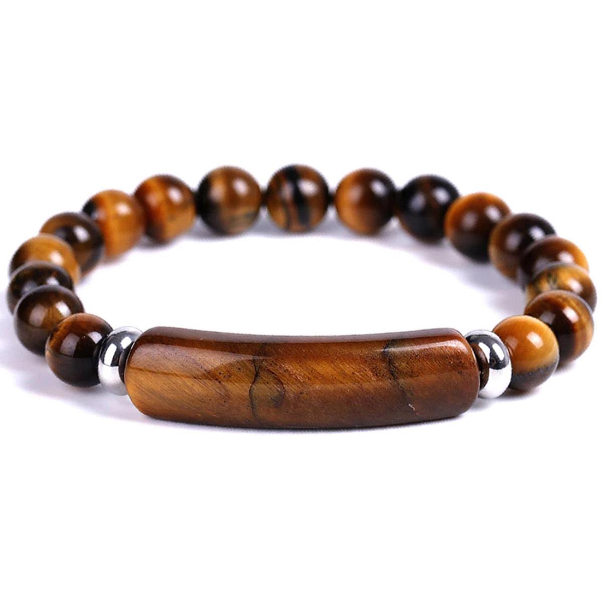 Rhylane –Armband Natuursteen Tijgeroog – 18 cm