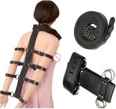 BDSM Bondageset Armen op Rug met 4 riemen