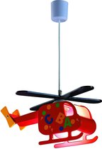 Hanglamp Kinderkamer - Zinaps Helicopter Hanglamp Sluiter Kinderkamer Kunststof Multicolored Hanglamp Plafondlamp E27 40 W (WK 02129)