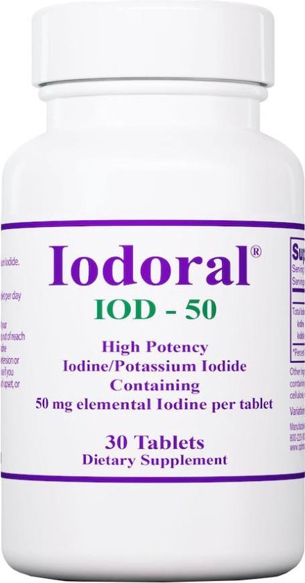 Optimox – Iodoral 50 mg – Jodium Supplement – 30 Tabletten