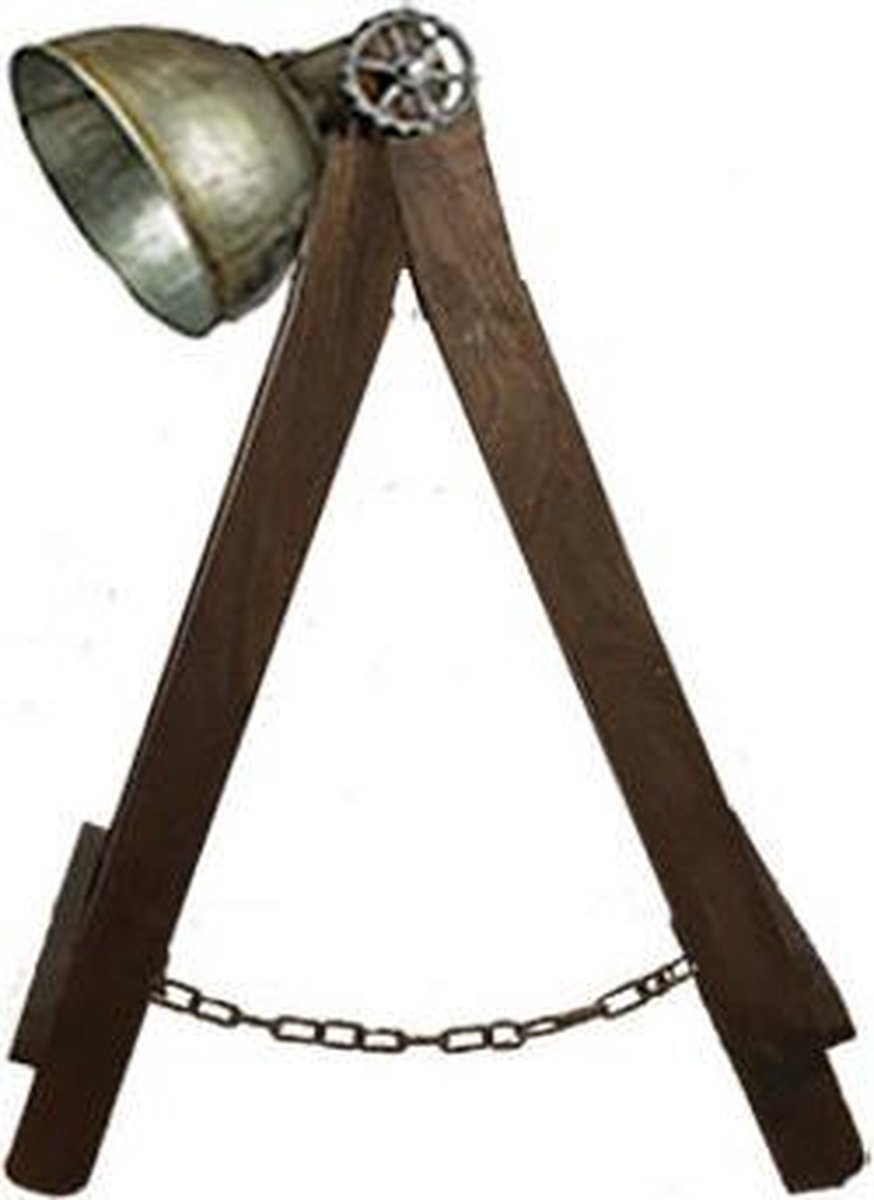 Sweet Living Tafellamp Dante - 22,5x37xH69 cm Bruin & Grijs