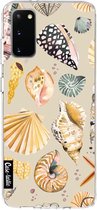 Casetastic Samsung Galaxy S20 4G/5G Hoesje - Softcover Hoesje met Design - Sea Shells Sand Print