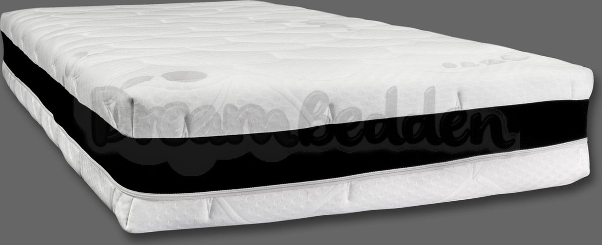 matras Excellent 160x200 Pocketvering 500 veren m2 Koudschuim ca. 25 CM Dik wit