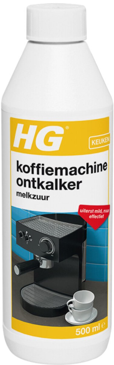 6x HG Koffiemachine Ontkalker Melkzuur 500 ml