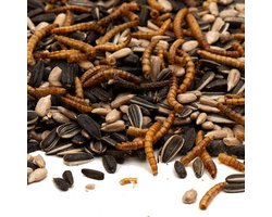 Strooivoer Zonnepit trio met Meelwormen - 9 kg