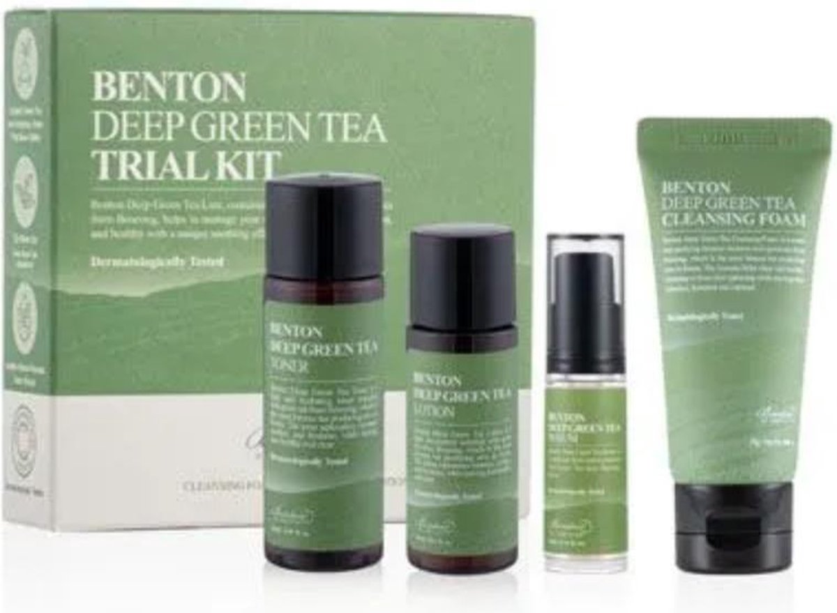Benton | deep green tea trial kit |Mini / travel size