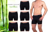 Pierre Calvini Bamboe Ondergoed Heren - 5 Stuks - Boxershort - Zwart - XL