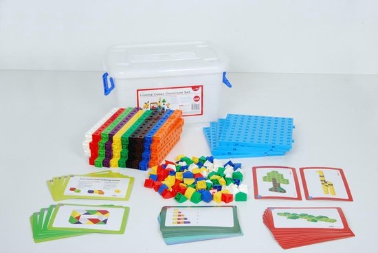 Thumbnail van een extra afbeelding van het spel Edx Education Linking Cubes 2 cm | XL set met 500 centicubes blokjes | Duurzaam Open Einde Speelgoed