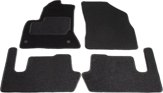 Tapis de sol sur mesure - tissu noir - convient pour Citroen C4 Grand  Picasso 7p | bol.com