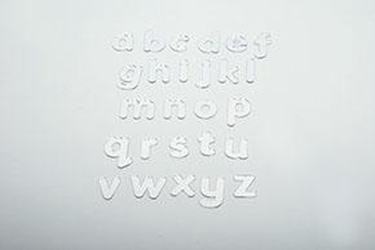 Tickit MIRROR LETTERS LOWER CASE