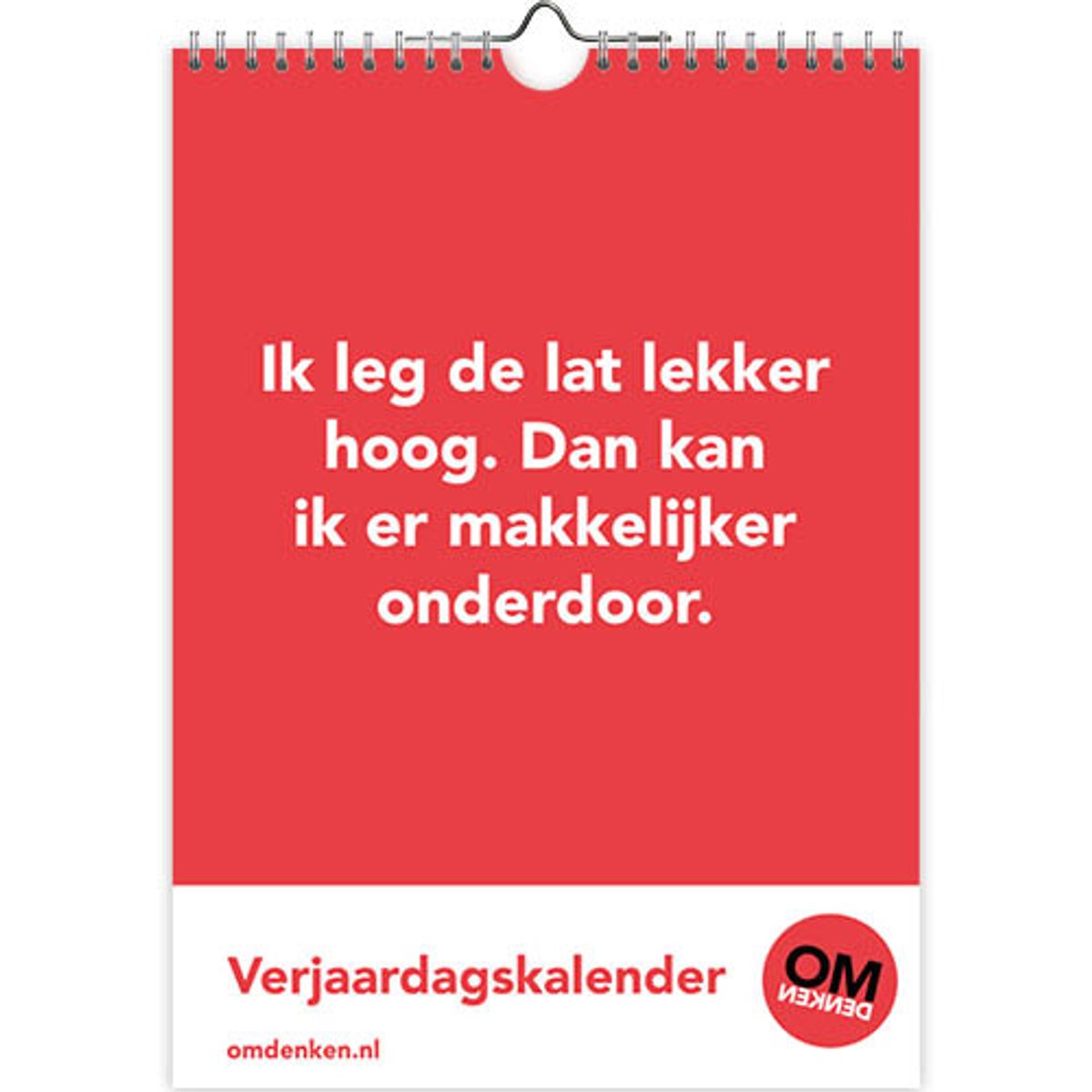 Omdenken Verjaardagskalender (formaat 18x25)