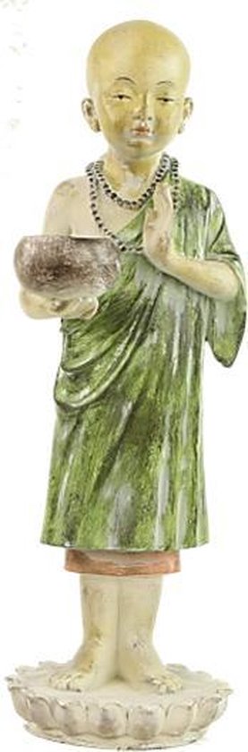 Monnik standbeeld - 24x22x63 - 3050 - Polyresin - S
