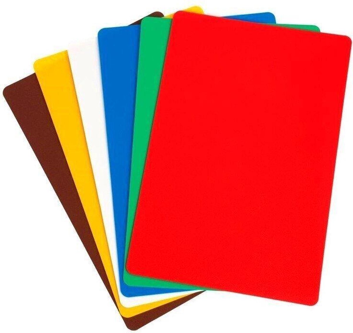 Hygiplas flexibele kleurgecodeerde snijmattenset 30x45cm