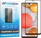 Mobigear Gehard Glas Ultra-Clear Screenprotector voor Samsung Galaxy A42 5G - Zwart
